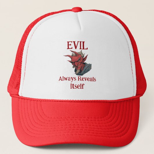 Evil Trucker Hat キャップ (正面)