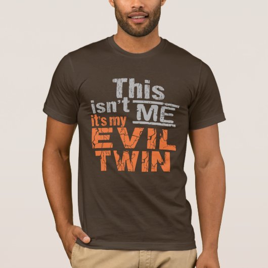 Evil Twinシャツ – スタイルとカラーを選択 Tシャツ (正面)