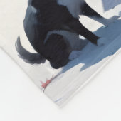 Evil Winter Snowman & Friends フリースブランケット (角)