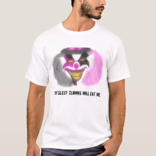 evilclownsは、眠ることができません。 ピエロは私を食べます tシャツ