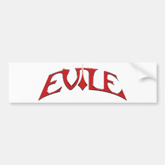 Evileのロゴのバンパーステッカー バンパーステッカー