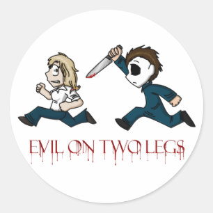 Evilontwolegsの風刺漫画 ラウンドシール