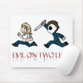 evilontwolegs.comのロゴのmousepad マウスパッド (マウス)