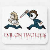 evilontwolegs.comのロゴのmousepad マウスパッド (正面)
