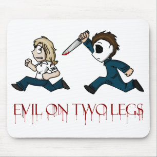 evilontwolegs.comのロゴのmousepad マウスパッド