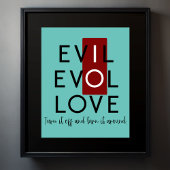 Evil's Red Switchオフにするのまわりに ポスター