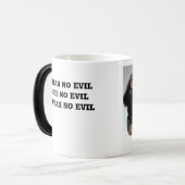 evilSeeをevilspeak悪聞かないで下さい モーフィングマグカップ (正面左)