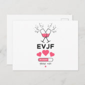 EVJF en cours please wait シーズンポストカード (正面/裏面)