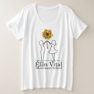 EVMウィメンズカーブTシャツ プラスサイズTシャツ