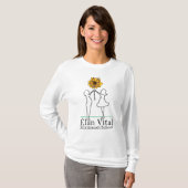 EVMユニセックス長袖Tシャツ Tシャツ (正面フル)