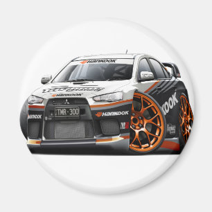 Evoのレースカー マグネット