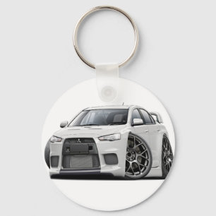 Evoの白車 キーホルダー