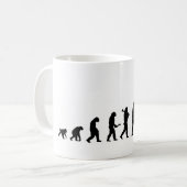 EVO06進化のゴルフ、ゴルファー コーヒーマグカップ (正面左)