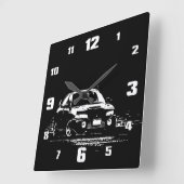 EVO 9 スクエア壁時計 (傾斜)