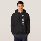 EVO VertのロゴのTシャツ パーカ (正面フル)