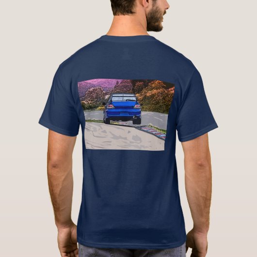 Evo VIII Powerslide Tシャツ (裏面)