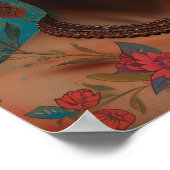 Evocative Surreal Portrait | Dark Expressive Art w ポスター (角)