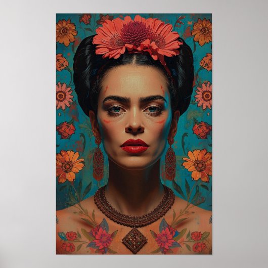 Evocative Surreal Portrait | Dark Expressive Art w ポスター (正面)