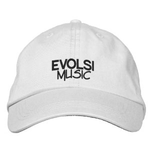 EVOLSI音楽野球帽 刺繍入りキャップ