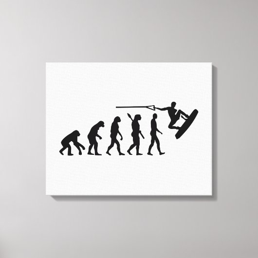 Evolutionウェイクボード キャンバスプリント (正面)