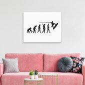 Evolutionウェイクボード キャンバスプリント (インサイチュ (リビング))