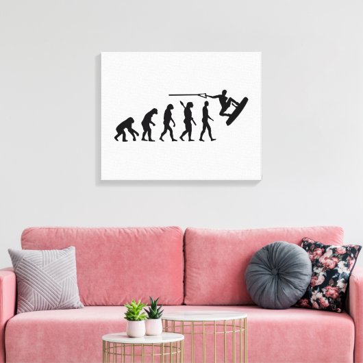 Evolutionウェイクボード キャンバスプリント (インサイチュ (リビング))