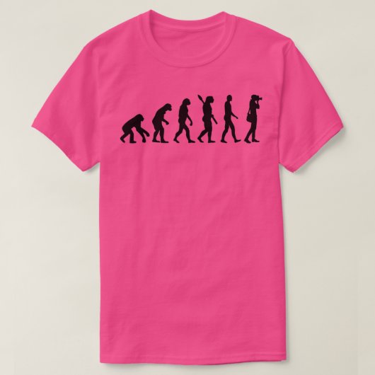 Evolutionフォトグラファー Tシャツ (デザイン正面)