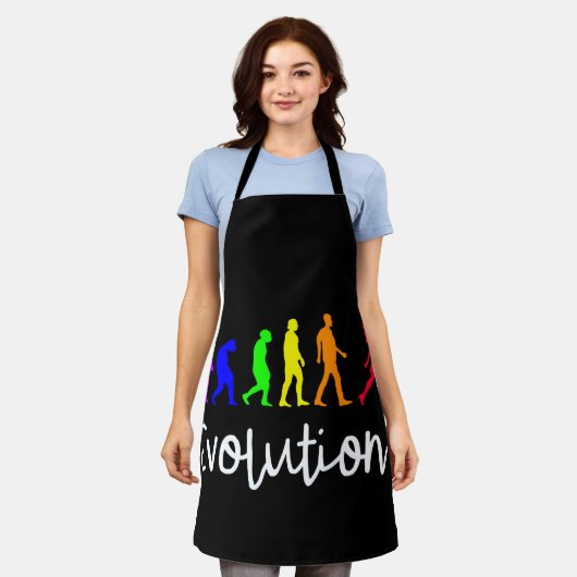 Evolution エプロン (着用した状態)