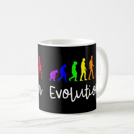 Evolution コーヒーマグカップ (正面右)