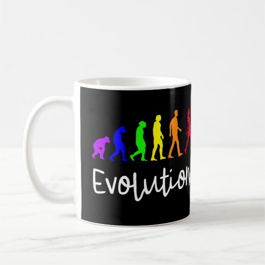 Evolution コーヒーマグカップ (左)