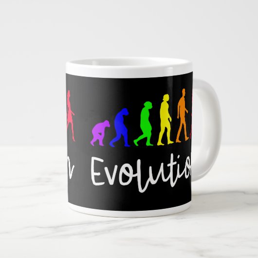 Evolution ジャンボコーヒーマグカップ (正面右)