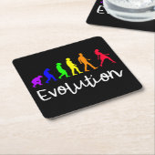 Evolution スクエアペーパーコースター (アングル)