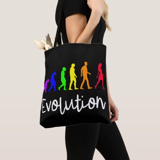Evolution トートバッグ (クローズアップ)