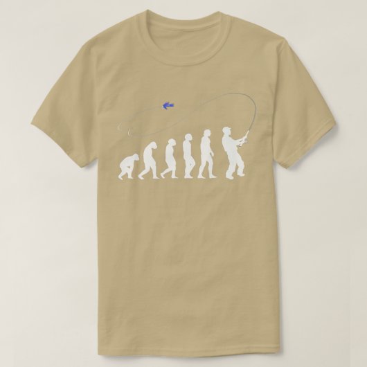 Evolution AnglerFly Fishing Bait Cool Fisherman Gi Tシャツ (デザイン正面)