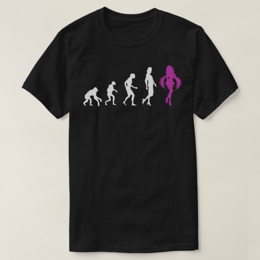 Evolution Art QuoteCosplay Otaku Gift Tシャツ (デザイン正面)