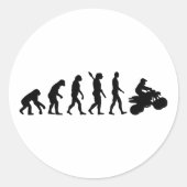 Evolution ATV Quad Racing ラウンドシール (正面)