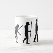 evolution badminton コーヒーマグカップ (中央)