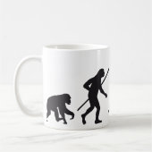 evolution badminton コーヒーマグカップ (左)