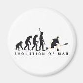 evolution badminton マグネット (正面)
