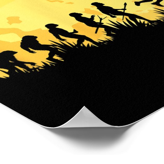 Evolution Badminton Bright Badminton Player Gift  ポスター (角)