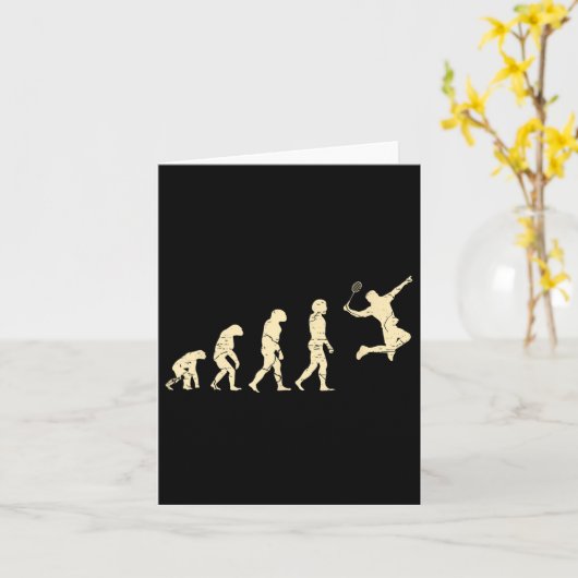 Evolution Badminton Player Shuttle Racket  カード (黄色い花)