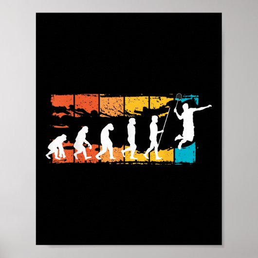 Evolution Badminton _ Shuttle _ Badminton Player G ポスター (正面)