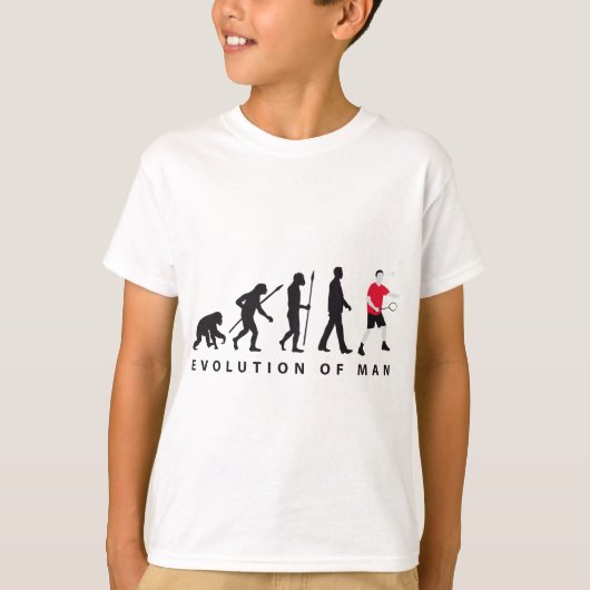 evolution badminton tシャツ (正面)