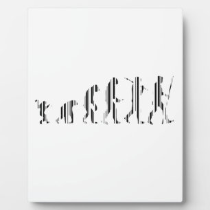 EVOLUTION BAR CODE ダーウィン バーコード パターン デザイン フォトプラーク