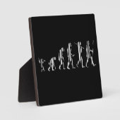 EVOLUTION BAR CODE ダーウィン バーコード パターン デザイン フォトプラーク (正面)