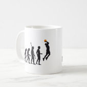 evolution basketball コーヒーマグカップ (正面左)