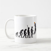 evolution basketball コーヒーマグカップ (左)
