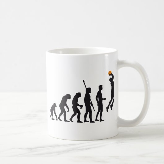 evolution basketball コーヒーマグカップ (右)