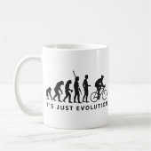 evolution bicycle コーヒーマグカップ (左)
