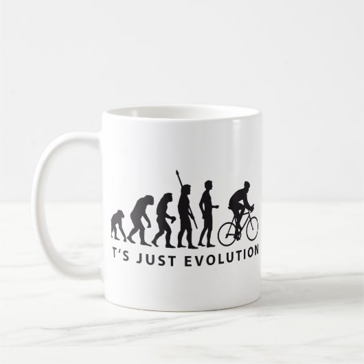 evolution bicycle コーヒーマグカップ (左)